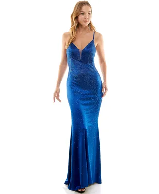 Say Yes Juniors' Rhinestone-Embellished Mermaid Dress, Created for Macy's