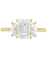 Grown With Love Igi Certified Lab Grown Diamond Emerald-Cut Engagement Ring (2-1/3 ct. t.w.) 14k Gold