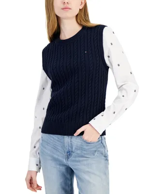 Tommy Hilfiger Women's Layered-Look Sweater Vest
