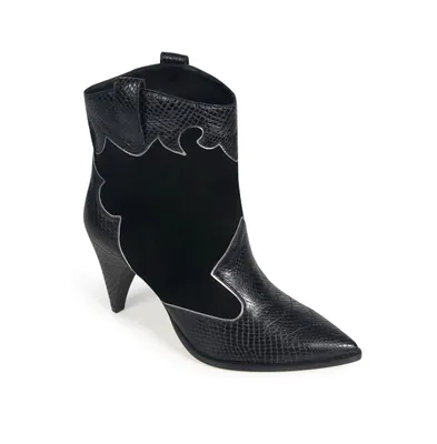 Paula Torres Shoes Women's Zurique Pointed-Toe Cowboy Booties