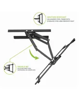 Kanto PDX650SG Stainless Steel Full-Motion Dual Stud Outdoor Tv Mount for 37" - 75" TVs