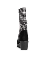 Muk Luks Women's Vermont Stowe Wedge Boots