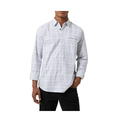 Dkny Men's Andrew Stretch Long Sleeve Shirt