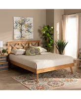 Baxton Studio Galvin Modern and Contemporary Full Size Finished Wood Platform Bed