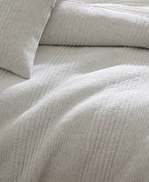 Dkny Pure Ribbed Jersey 3-Pc. Duvet Cover Set
