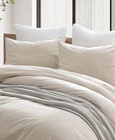 Dkny Pure Washed Linen 3 -Piece Duvet Cover Set