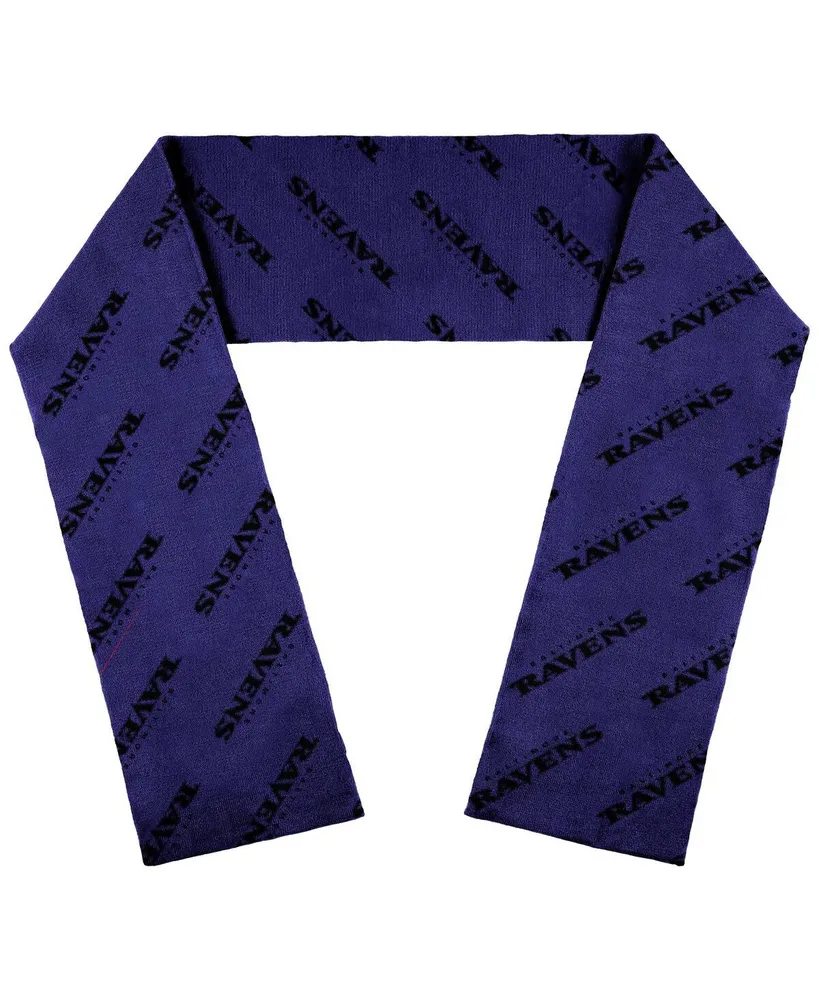 Women's Wear by Erin Andrews Baltimore Ravens Team Wordmark Scarf