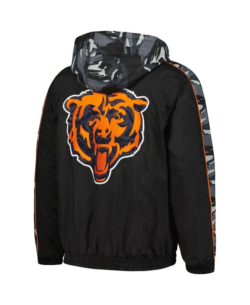 Men's Starter Black Chicago Bears Thursday Night Gridiron Full-Zip Hoodie Jacket