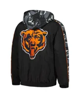 Men's Starter Black Chicago Bears Thursday Night Gridiron Full-Zip Hoodie Jacket