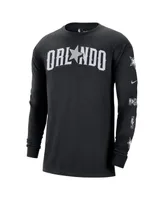 Men's Nike Black Orlando Magic 2023/24 City Edition Max90 Expressive Long Sleeve T-shirt