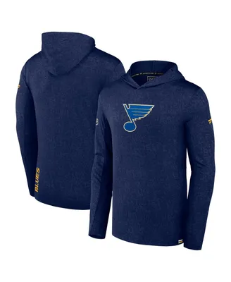 Men's Fanatics Navy St. Louis Blues Authentic Pro Lightweight Pullover Hoodie