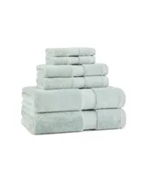 Aston & Arden Egyptian Cotton Luxury Bathroom Towel Set (6 Pieces: 2 Bath Towels 30x54, Hand 16x30, Washcloths 13x13), 600GSM, Seven Color