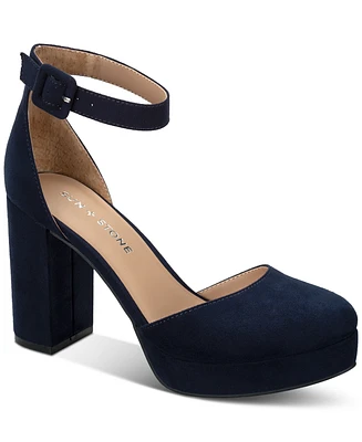 Sun + Stone Women's Birdey Ankle-Strap Block-Heel Platform Sandals, Created for Macy's