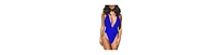 Women's Mindful Solids Plunge One Piece Swimsuits