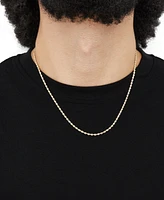 Rope Link 20" Chain Necklace in 14k Gold