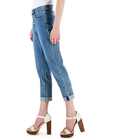 Michael Michael Kors Women's Selma High-Rise Cropped Skinny Jeans