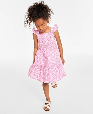 On 34th Big Girls Cotton Smocked Dress, Created for Macy's