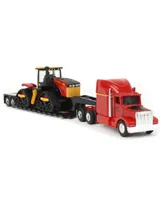 Ertl 1/64 Versatile w/ Semi & Lowboy Trailer