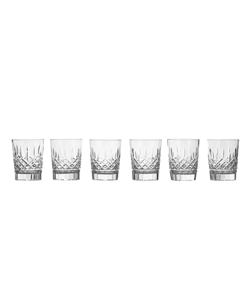 Lismore Double Old Fashion 6 Piece Glass Set, 12 oz