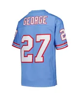 Big Boys Mitchell & Ness Eddie George Light Blue Houston Oilers Gridiron Classics 1997 Retired Player Legacy Jersey