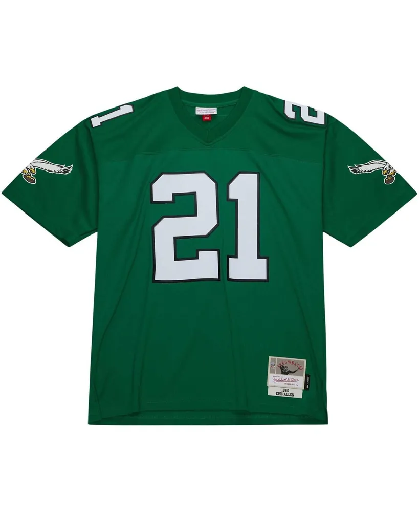 Men's Mitchell & Ness Eric Allen Kelly Green Philadelphia Eagles Legacy Replica Jersey