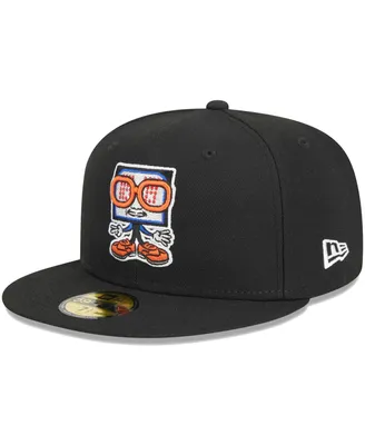 Men's New Era Black Syracuse Mets Theme Nights Clocks 59FIFTY Fitted Hat