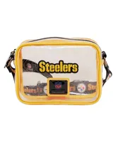 Women's Loungefly Pittsburgh Steelers Clear Crossbody Bag