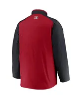 Men's Nike Red, Navy Washington Nationals Authentic Collection Dugout Full-Zip Jacket