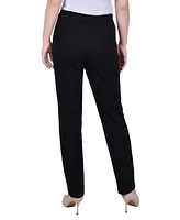 Ny Collection Petite Scuba Crepe Ankle Pants