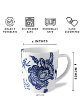 Caskata Arcadia Mug 14 oz, Set of 4