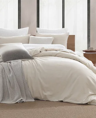 Dkny Pure Washed Linen 3 -Piece Duvet Cover Set, King