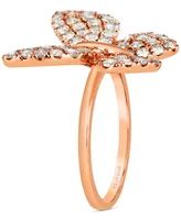 Le Vian Nude Diamond Butterfly Ring (1-7/8 ct. t.w.) in 14k Rose Gold