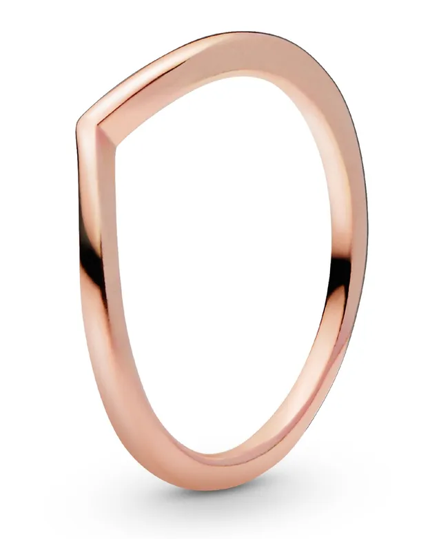 Pandora 14k Rose Gold-Plated Unique Metal Blend Band of Hearts Clip Charm -  Rose