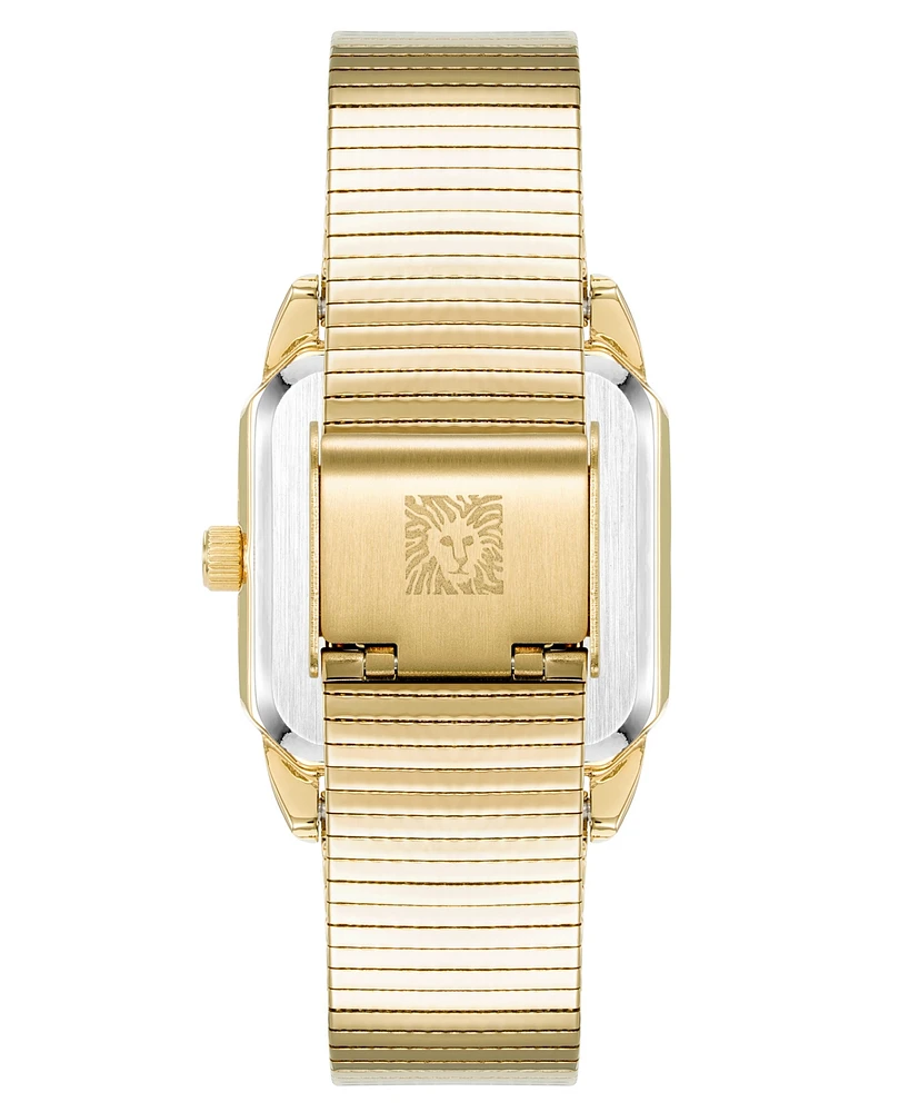 Anne Klein Women's Quartz Gold-Tone Stainless Steel Watch, 26mm - Gold