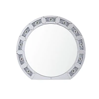 Streamdale Furniture Noralie Wall Decor, Mirrored & Faux Diamonds