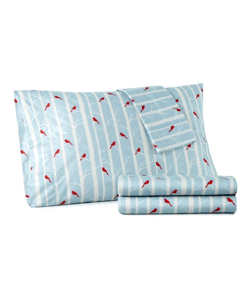 Micro Flannel Printed Twin 3-pc Sheet Set