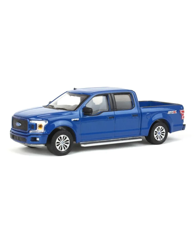 Green light Collectibles 1/64 Ford F-150 Xl Stx, Velocity Blue, Showroom Floor Series