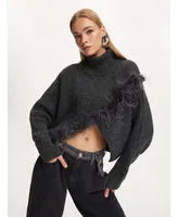 Women's Turtleneck Envelope Sweater