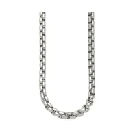 Chisel Stainless Steel Polished 24 inch Fancy Rolo Chain Necklace