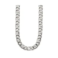 Chisel Stainless Steel Polished 24 inch Link Necklace