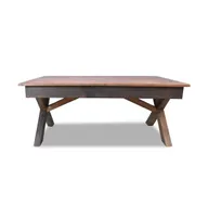 vidaXL Coffee Table Mixed Recycled Wood 43.3"x23.6"x17.7"