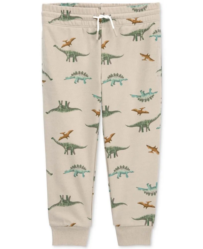 Carter's Toddler Boys Dinosaur Pull On French Terry Jogger Pants