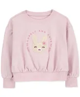 Carter's Toddler Girls Bunny Pullover Sweatshirt