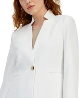 Tahari Asl Women's Star-Collar Topper Jacket