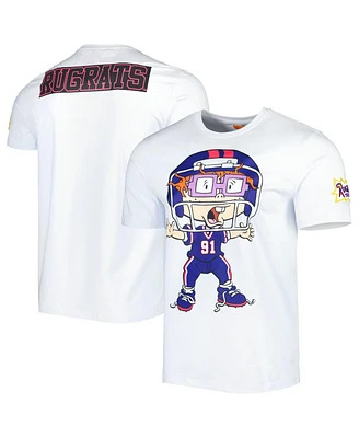 Men's and Women's Freeze Max White Rugrats Wide Open Football T-shirt