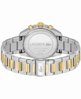 Lacoste Men's Boston Chronograph Two-Tone Stainless Steel Bracelet Watch 42mm - Two