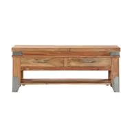 Coffee Table 43.3"x20.5"x17.7" Solid Acacia Wood