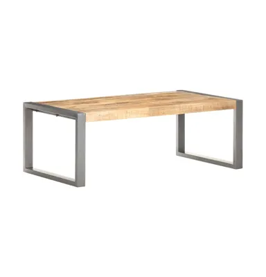 Coffee Table 43.3"x23.6"x15.7" Rough Mango Wood