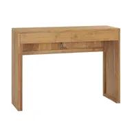 Console Table 39.4"x13.8"x29.5" Solid Teak Wood