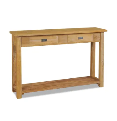 Console Table Solid Teak 47.2"x11.8"x31.5"